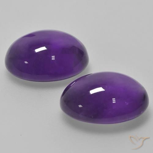Shop natural 9.17ct ミディアムバイオレット アメジスト gems, 楕円形, from ブラジル at GemSelect. In stock, global shipping!