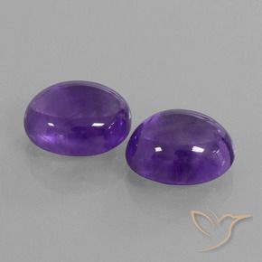 Shop natural 10.12ct ミディアムバイオレット アメジスト gems, 楕円形, from ブラジル at GemSelect. In stock, global shipping!