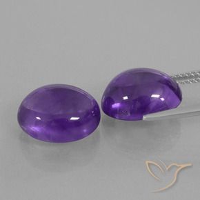 Shop natural 10.12ct ミディアムバイオレット アメジスト gems, 楕円形, from ブラジル at GemSelect. In stock, global shipping!