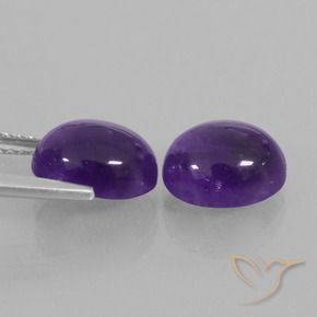 Shop natural 4.40ct ミディアムバイオレット アメジスト gems, 楕円形, from ブラジル at GemSelect. In stock, global shipping!
