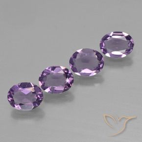 Shop natural 2.38ct ミディアム薄いパープルがかったバイオレット アメジスト gems, 楕円形, from ブラジル at GemSelect. In stock, global shipping!