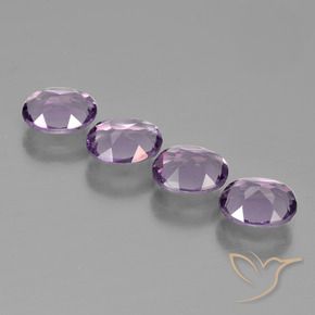Shop natural 2.38ct ミディアム薄いパープルがかったバイオレット アメジスト gems, 楕円形, from ブラジル at GemSelect. In stock, global shipping!
