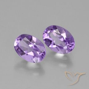 Shop natural 1.53ct ミディアム薄いバイオレット アメジスト gems, 楕円形, from ブラジル at GemSelect. In stock, global shipping!