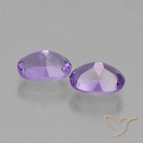 Shop natural 1.53ct ミディアム薄いバイオレット アメジスト gems, 楕円形, from ブラジル at GemSelect. In stock, global shipping!
