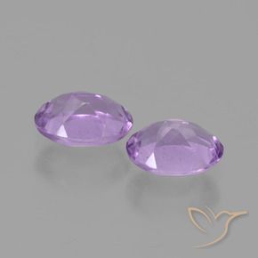 Shop natural 1.41ct 薄いピンクがかった紫 アメジスト gems, 楕円形, from ブラジル at GemSelect. In stock, global shipping!
