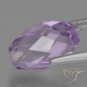 2.78カラットの天然濃いアイリスバイオレットアメジスト、ブリオレット、VS