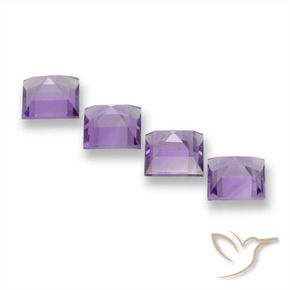 Shop natural 4.07ct ミディアムバイオレットピンク アメジスト gems, 四角形, from ブラジル at GemSelect. In stock, global shipping!