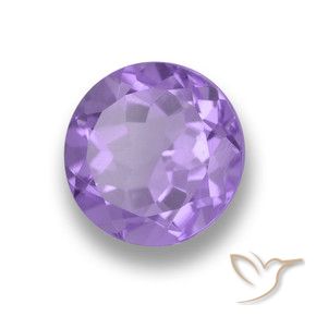 2.76カラットの天然濃いアイリスバイオレットアメジスト、ラウンド、VVS