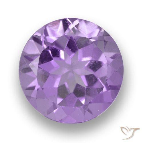 2.54ct 天然 濃いアイリスバイオレット アメジスト, ラウンド, VVS