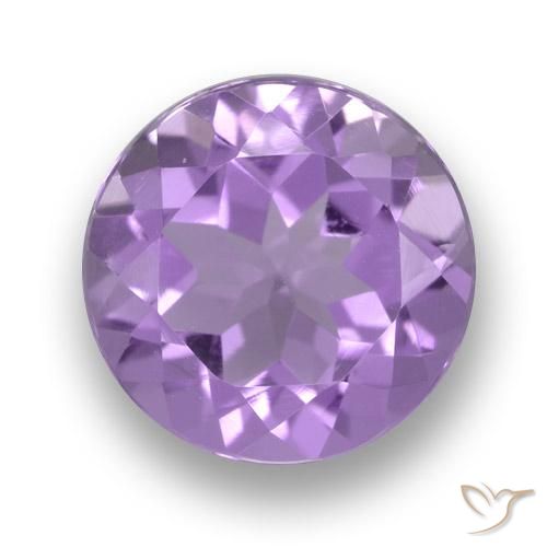 2.31ct 天然 ミディアムバイオレット アメジスト, ラウンド, VVS