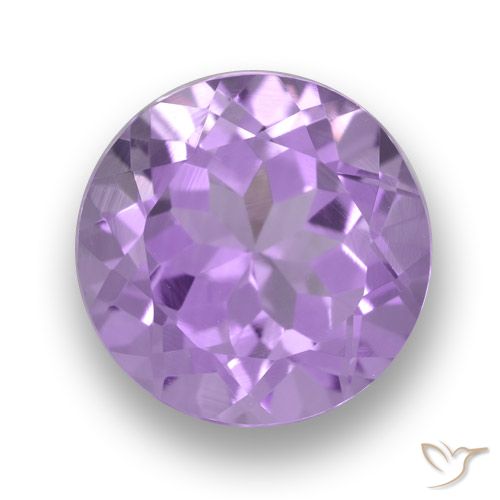 3.64ct 天然 ピンクがかったバイオレット アメジスト, ラウンド, VVS