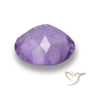 3.91カラットの天然濃い紫の色合いアメジスト、ラウンド、VS
