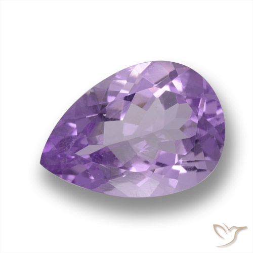 4.69ct 天然 ディープバイオレット アメジスト, 洋梨の形, VVS