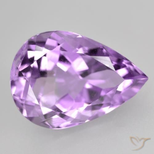 4.66ct 天然 濃いパープルがかったバイオレット アメジスト, 洋梨の形, VVS