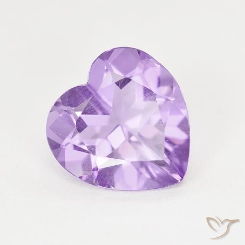 2.85ct 天然 ディープバイオレット アメジスト, 心臓, VS