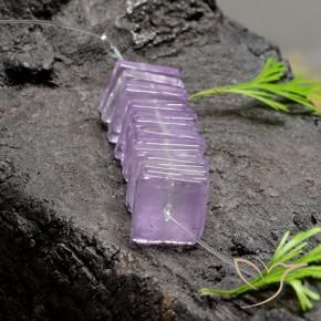 Shop natural 14.64ct 薄いピンクがかった紫 アメジスト gems, 四角形, from ブラジル at GemSelect. In stock, global shipping!