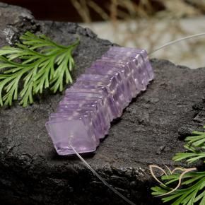 Shop natural 15.55ct 薄いピンクがかった紫 アメジスト gems, 四角形, from ブラジル at GemSelect. In stock, global shipping!