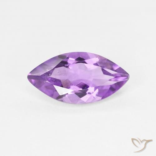 1.56ct 天然 ミディアムバイオレット アメジスト, マーキーズ, VS