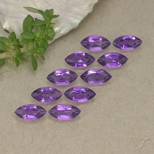 Shop natural 2.32ct 鮮やかなバイオレット アメジスト gems, マーキーズ, from ブラジル at GemSelect. In stock, global shipping!