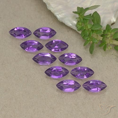Shop natural 2.32ct 鮮やかなバイオレット アメジスト gems, マーキーズ, from ブラジル at GemSelect. In stock, global shipping!