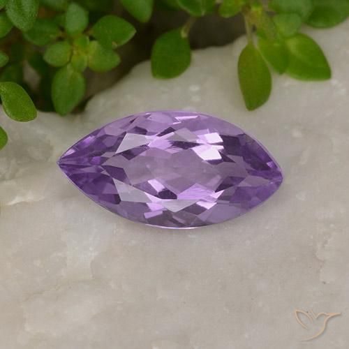 1.85ct 天然 ミディアムバイオレット アメジスト, マーキーズ, VS
