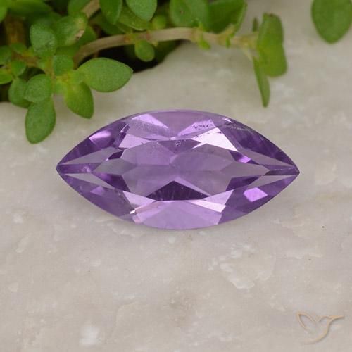 1.48ct 天然 ディープピンクがかったバイオレット アメジスト, マーキーズ, VS