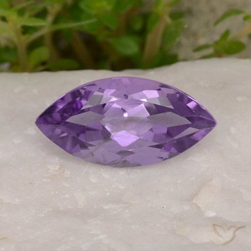 1.82ct 天然 ディープバイオレット アメジスト, マーキーズ, VS