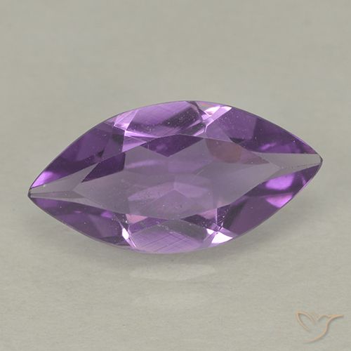 1.32ct 天然 ミディアムバイオレット アメジスト, マーキーズ, VS