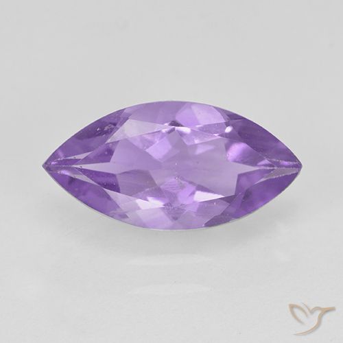 1.45ct 天然 ミディアムバイオレット アメジスト, マーキーズ, VS