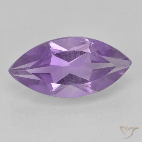 1.55ct 天然 ピンクがかったアイリスバイオレット アメジスト, マーキーズ, VS