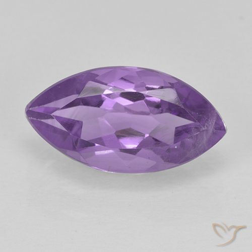 1.64ct 天然 ミディアムバイオレット アメジスト, マーキーズ, VS