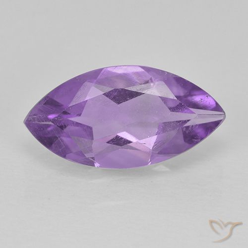 1.27ct 天然 ミディアムバイオレット アメジスト, マーキーズ, VS