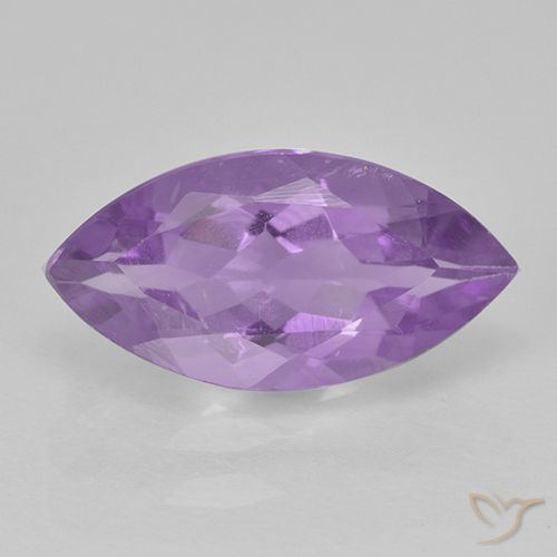 1.57ct 天然 ミディアムバイオレット アメジスト, マーキーズ, VS-SI