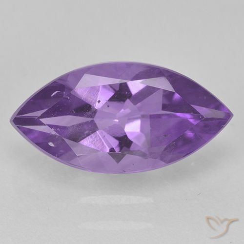 1.64ct 天然 ミディアムバイオレット アメジスト, マーキーズ, VS