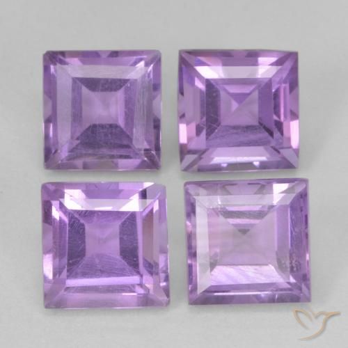 Shop natural 4.65ct ミディアムバイオレット アメジスト gems, 四角形, from ブラジル at GemSelect. In stock, global shipping!