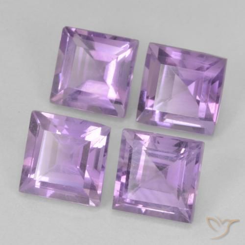 Shop natural 4.65ct ミディアムバイオレット アメジスト gems, 四角形, from ブラジル at GemSelect. In stock, global shipping!