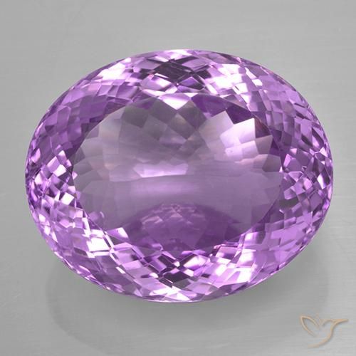 33.35ct 天然 パープルがかったバイオレット アメジスト, 楕円形, IF