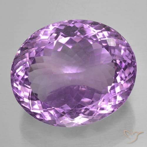 44.98ct 天然 パープルがかったバイオレット アメジスト, 楕円形, VVS