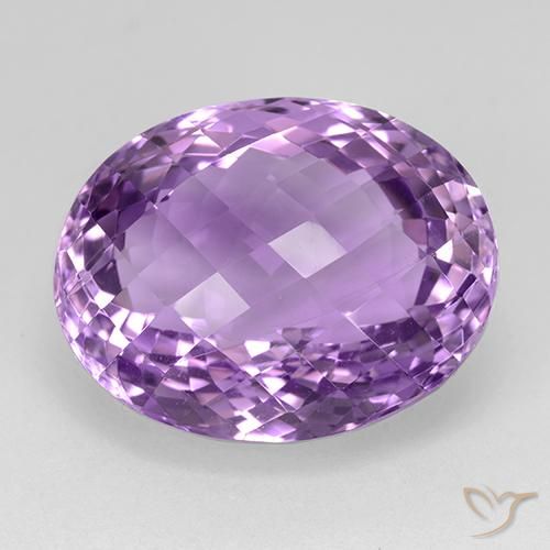 26.60ct 天然 ピンクがかったバイオレット アメジスト, 楕円形, VVS