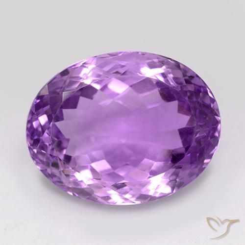 25.76ct 天然 ピンクがかったバイオレット アメジスト, 楕円形, VVS