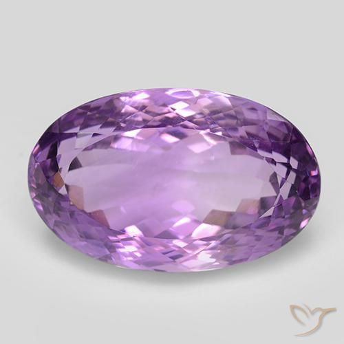 26.39ct 天然 ミディアムパープルがかったバイオレット アメジスト, 楕円形, VVS
