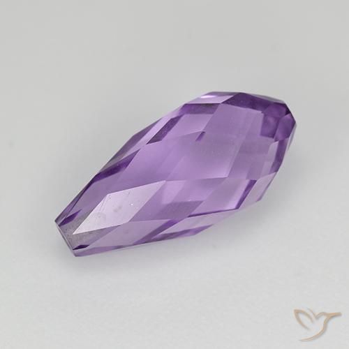 3.42ct 天然 ディープバイオレット アメジスト, ブリオレット, VS
