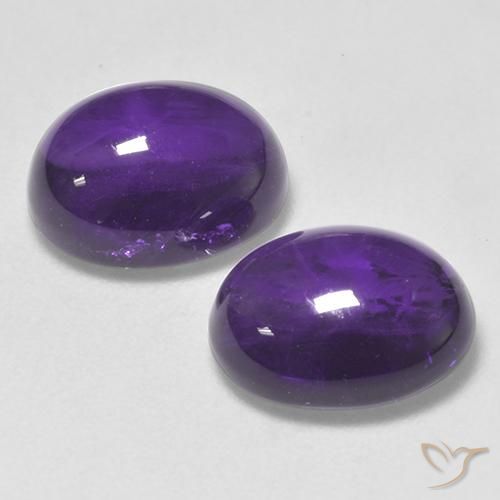 Shop natural 5.64ct ミディアム薄いバイオレット アメジスト gems, 楕円形, from ブラジル at GemSelect. In stock, global shipping!
