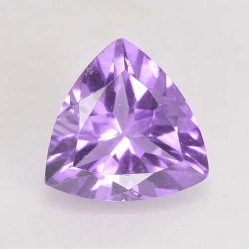 1.59カラットの天然ミディアムバイオレットアメジスト（8.2×8.1 mm・トリリアント）