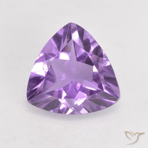 1.56ct 天然 ディープバイオレット アメジスト, トリリオン, VS