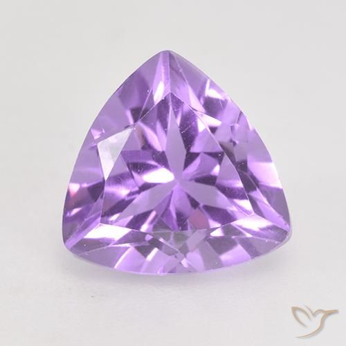1.92ct 天然 ミディアムバイオレット アメジスト, トリリオン, VS
