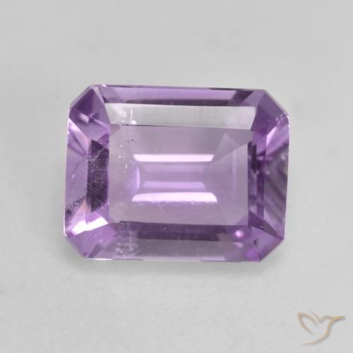 1.81ct 天然 アイリスバイオレット アメジスト, エメラルドカット, VS