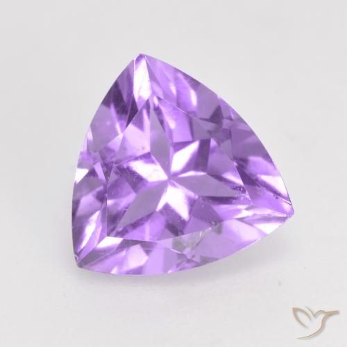 1.63ct 天然 ミディアムバイオレット アメジスト, トリリオン, VS