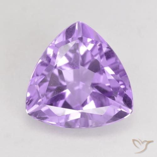 2.89ct 天然 ミディアムバイオレット アメジスト, トリリオン, VVS-VS