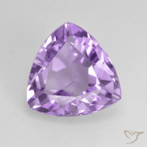 3.12ct 天然 ピンクがかったバイオレット アメジスト, トリリオン, VS